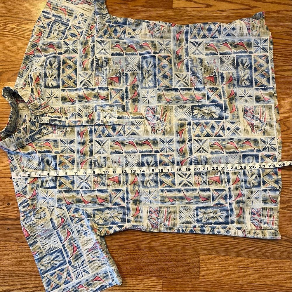 Vintage 1980-90’s Reyn Spooner Hawaiian Pullover Short Sleeve Shirt Sz-XL - Picture 7 of 9